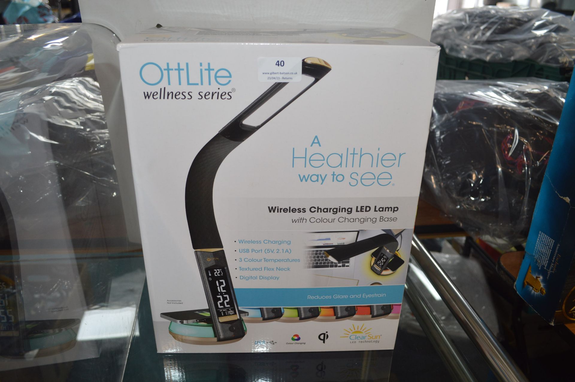 *Ottlite LED Wellness Wireless Charging Lamp