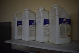 *Four 5L Containers of Protein Odour Remover, Grease Residue Remover, Ultimate Odour Remover, and