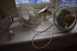 *Two Clip Desk Fans