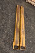 *Pair of Forklift Extension Tines ~5ft long