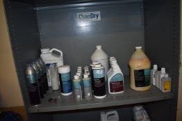 *Content of Shelf to Include Assorted Cleaners, Sealants, and Polishes, etc.
