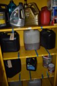 *Content of Yellow Locker to Include Petrol Can, Assorted Oils, Filters, etc.