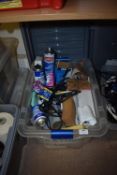 *Box of Deicer, Soldering Iron, Sponges, Bulbs, etc.