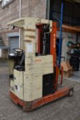 *Nissan Electric Double Mast Reach Truck Model: JHROIL-15U Including Battery Charger, Max Lift