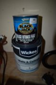 *Two Unopened Tins (One Smooth Finish & One Black Bitumen Paint)