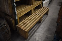 *Tanalised Reclaimed Timber Bench 235cm long