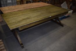 Farmhouse Style Folding Refectory Table 240x100cm