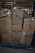 *Pallet Containing Fifteen Boxes of 12oz Tall Ripple Coffee Cups