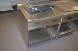 *Nayati NNWC8-90/DGR Stainless Steel Preparation Unit with Two Drawers 80x90cm
