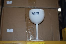 *Polycarbonate Balloon Glasses Branded Slingsby Premium Gin