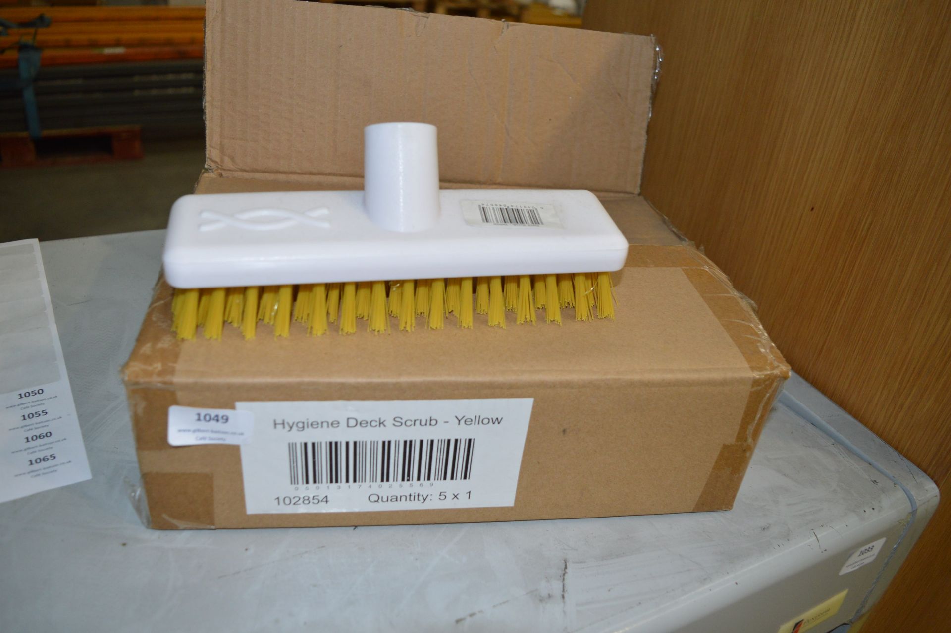 *Box of Three Hygiene Deck Scrub Heads (yellow)