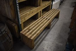 *Tanalised Reclaimed Timber Bench 235cm long