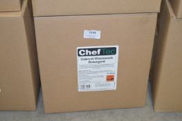 *2x 5L of Chef Tec Cabinet Glass Washer Detergent