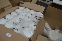 *Six Boxes of Benders 8-9oz Paper Cups with Lids