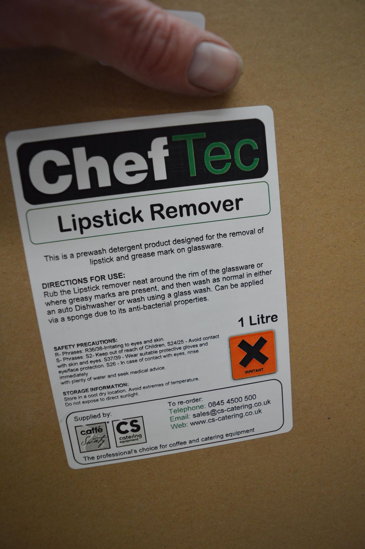 *6x 1L of Chef Tec Lipstick Remover - Image 2 of 2