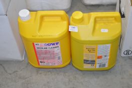 *1x 5L of GWP Beoline Cleaner and 1x 5L of Pipe Clean Detectable Beoline Cleaner
