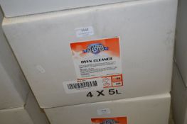 *4x 5L of Kitchen Master Oven Cleaner