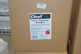 *2x 5L of Chef Tec Cabinet Glass Washer Detergent