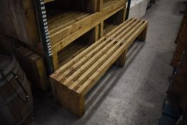 *Tanalised Reclaimed Timber Bench 235cm long