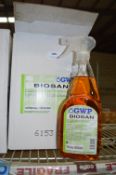 *6x 750ml Spray Bottles of Biosan