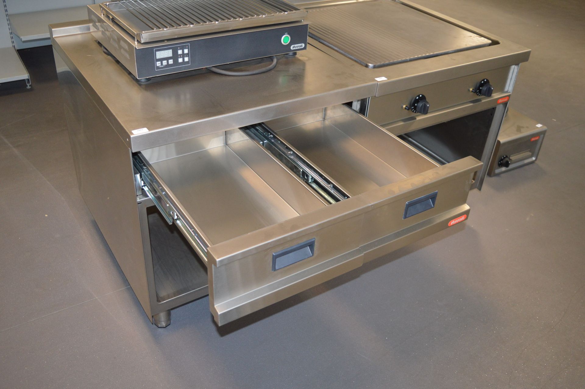 *Nayati NNWC8-90/DGR Stainless Steel Preparation Unit with Two Drawers 80x90cm - Image 2 of 3