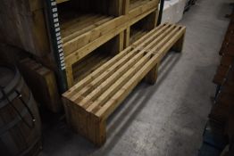 *Tanalised Reclaimed Timber Bench 235cm long