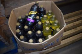 *15 Bottles of Schweppes Blackcurrant and 8 Bottles of Schweppes Lime Cordial BBD: Aug 23