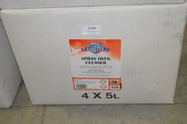 *4x 5L of Kitchen Master Oven Cleaner