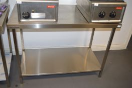 *Parry Stainless Steel Workbench with Undershelf 120x63cm - Brand New Unused