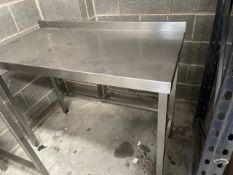 Preparation Table 93cm H 60cm D 120cm Wide