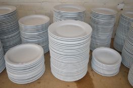 *100+ Assorted White Plates