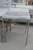 *Stainless Steel Preparation Table 67x70cm