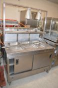 Bain Marie Hot Cupboard with Heated Gantry