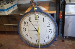 *Large Wall Clock in the form of a Pocket Watch 90