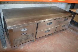 *Foster Stainless Steel Four Drawer Refrigerated C