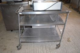 Stainless Steel Three Tier Trolley (AF)