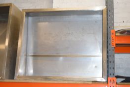 *Angular Stainless Steel Hood ~110x40cm