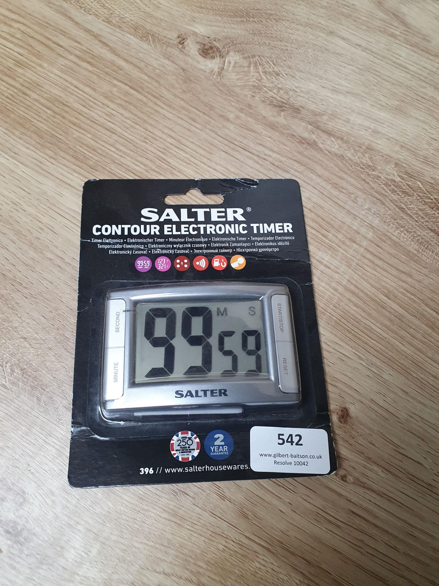 * Salter contor electronic timer