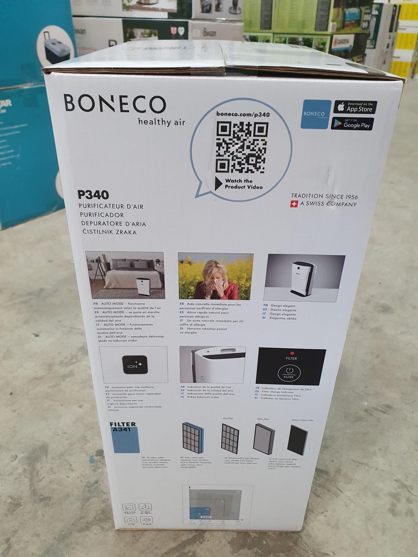 * Boneco healthy air P340 aip purifier RRP £199 - Image 2 of 2