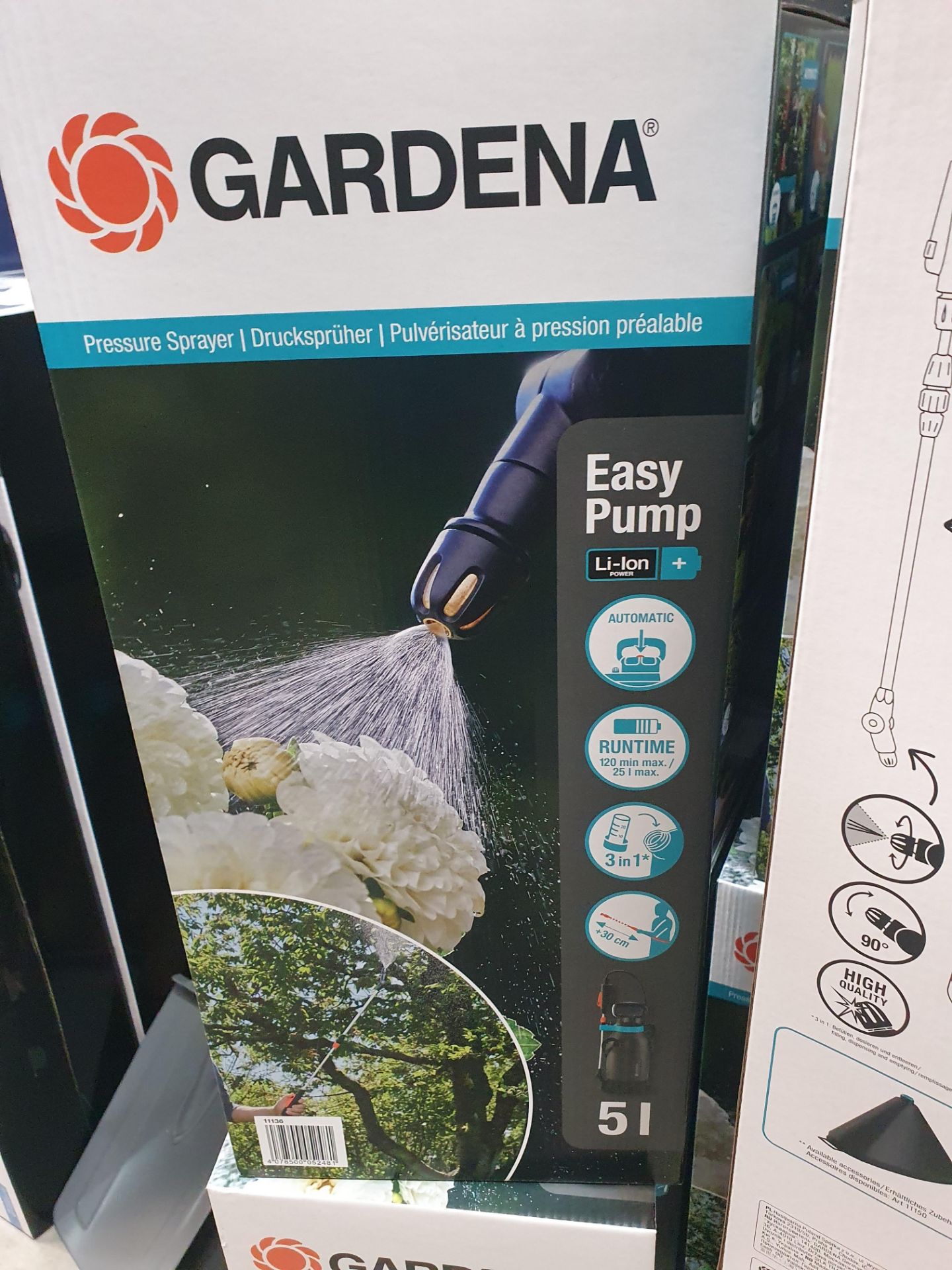 * Gardena pressure sprayer 5L RRP £85