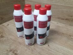 * 6 x 250ml ceramic and stainless steel hob cleaner