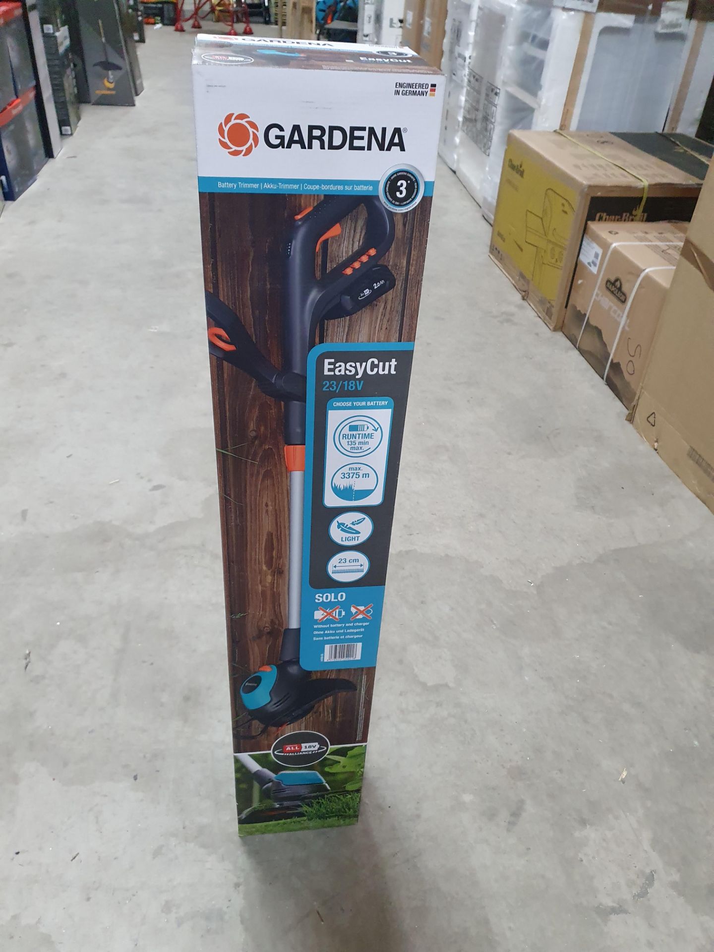 * Gardena Easycut battery trimmer 23/18v SOLO (wwithout battery and charger) RRP £85