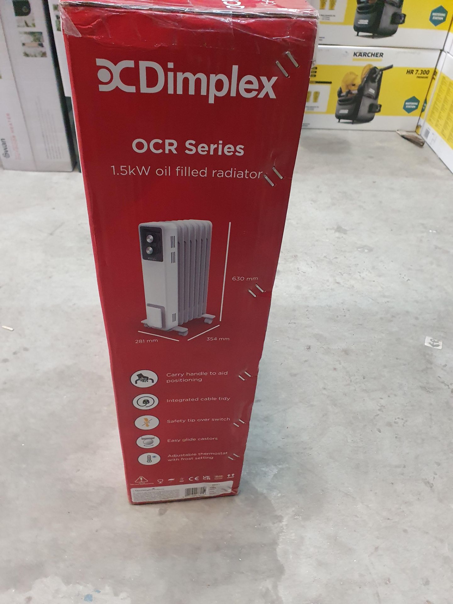 * Dimplax 1.5Kw oil filled radiator OCR Series RRP £65 - Image 3 of 3