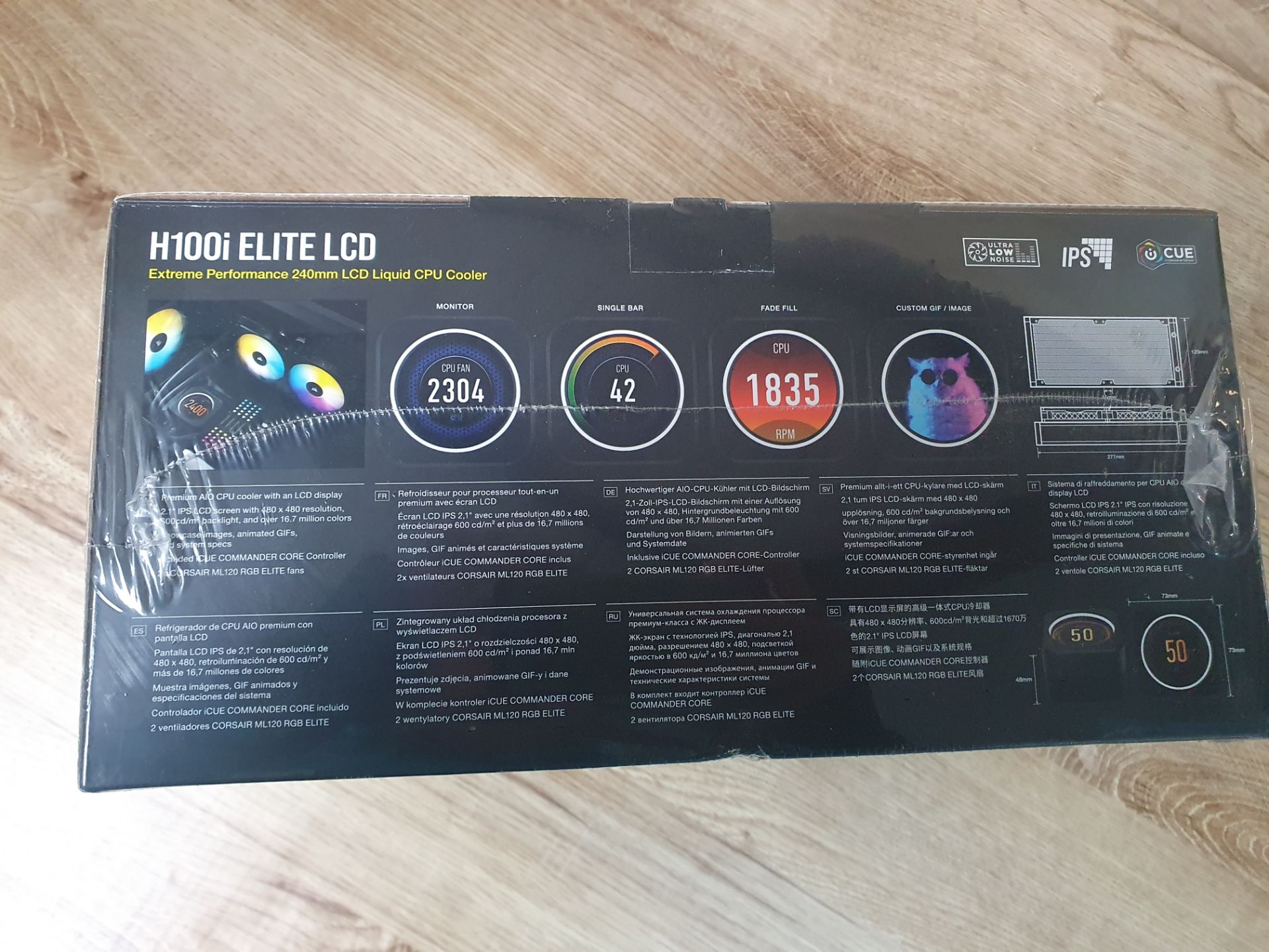 * Corsair H100i Elite LCD cooler RRP £220 - Image 2 of 2