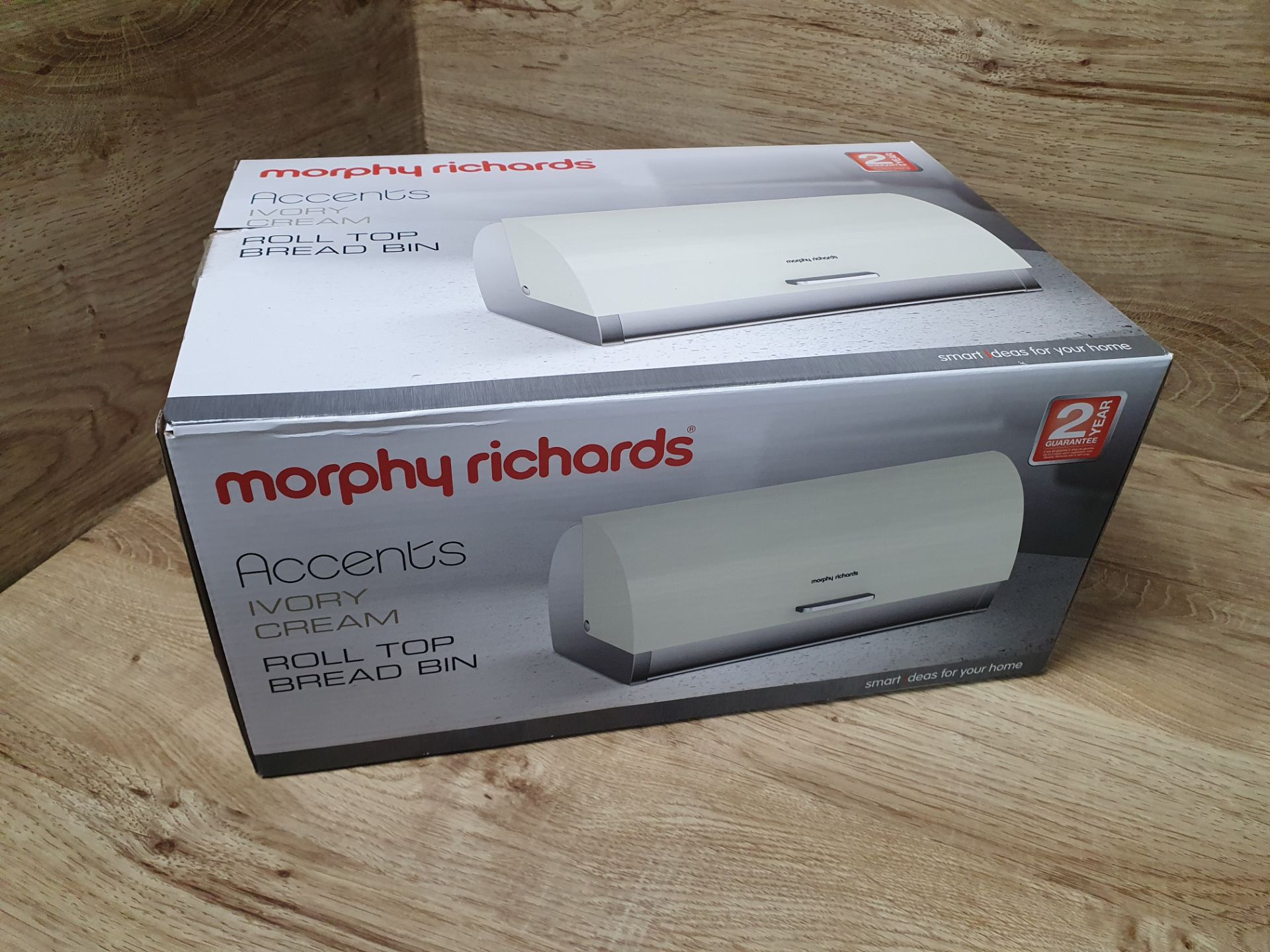 * Morphy Richards roll top bread bin