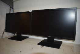 *Two Acer V226HQL 21" Monitors