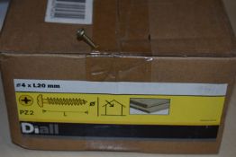 Two Boxes of Diall 4x20mm PZ2 Screws