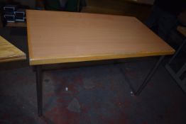 Two Oblong Tables 80x100cm and 80cm Square Tables