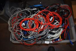 *Assorted Computer and Office Cables and Leads (box not included)