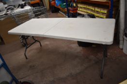 Folding White Table